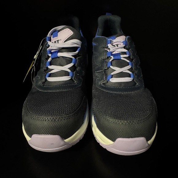 NWT Cat Streamline Women’s 6.5 Composite Toe Safety Shoe in Total Eclipse/Lilac - Picture 5 of 13